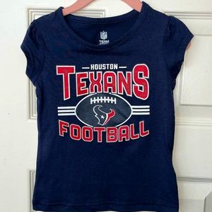 Girls Houston Texans Shirt Size 2T Todler  never used no tag